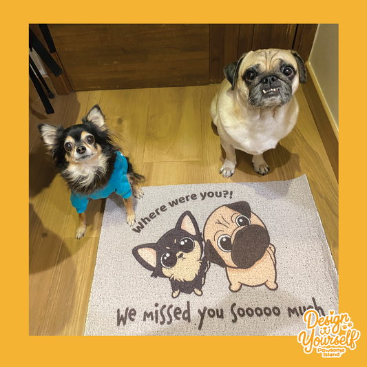 Customized PVC Loop Door Mat - Pawsome Island DIY Design It Yourself!