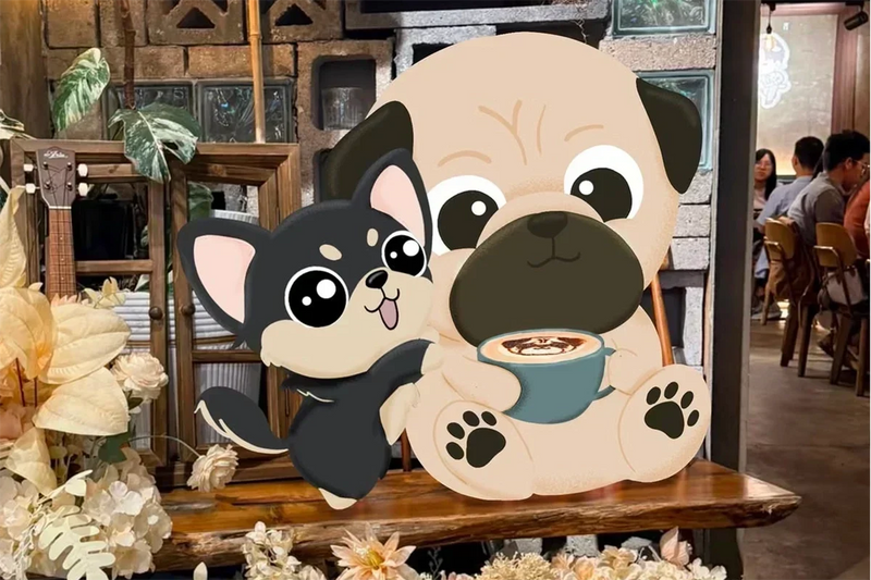 Pawsome Island × After Eightys Cafe | Limited-Time DOGGY LATTE MENU