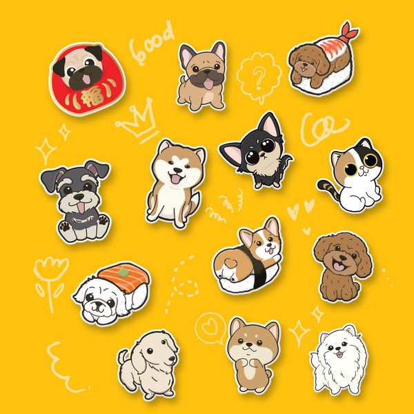 Waterproof PVC Die-Cut Stickers & Pet Decals | Pawsome Island