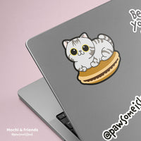 Mochi & friends 防水貼紙 行李箱貼紙 電腦貼紙 - 日式小食 - Pawsome Island - Pawsome Island