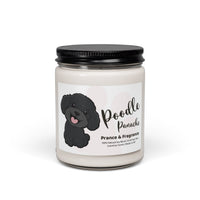 Black Poodle Illustration Candle | Scented Soy 9oz - Pawsome Island