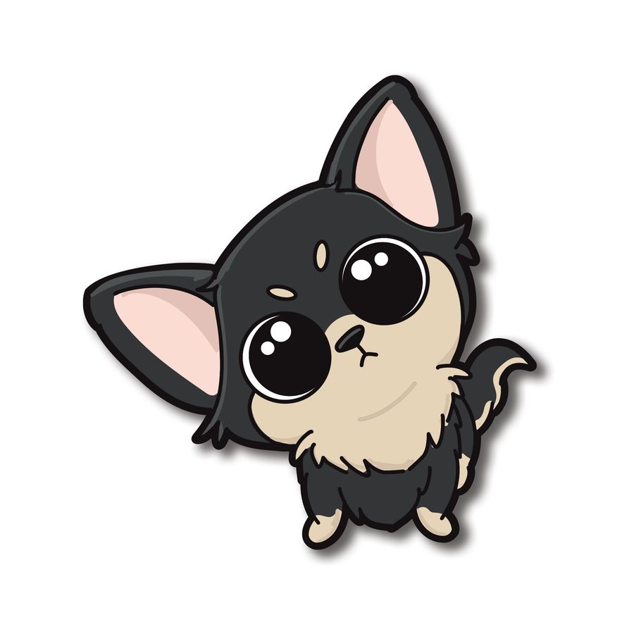 Stay Curious Chihuahua Waterproof  PVC Die-Cut Stickers | Laptop Stickers | Luggage Decals | Water Bottle Decoration - Pawsome Island