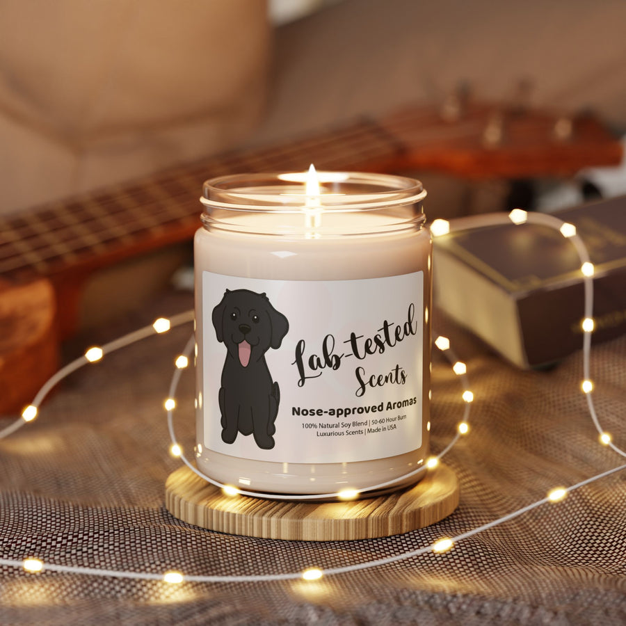 LABRADOR GIFTS, Scented Soy Candle, Dog Owner Gift, Labrador Themed, New Puppy - Pawsome Island