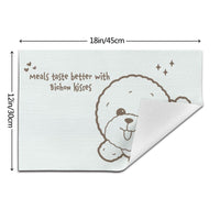 Bichon Themed Placemats,  Pet Dining Decor, Bichon Dog Table Mats, Set of 2 - Pawsome Island