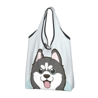 Husky Foldable Eco Bag | Durable & Waterproof Reusable Bag - Pawsome Island