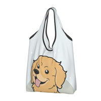 Golden Retriever Foldable Eco Bag | Durable & Waterproof Reusable Bag - Pawsome Island