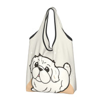 Pekingese Foldable Eco Bag | Durable & Waterproof Reusable Bag - Pawsome Island