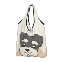 Schnauzer Foldable Eco Bag | Durable & Waterproof Reusable Bag - Pawsome Island