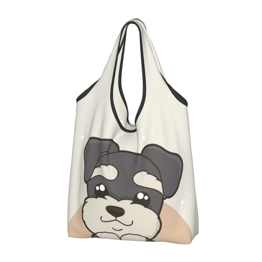 Schnauzer Foldable Eco Bag | Durable & Waterproof Reusable Bag - Pawsome Island