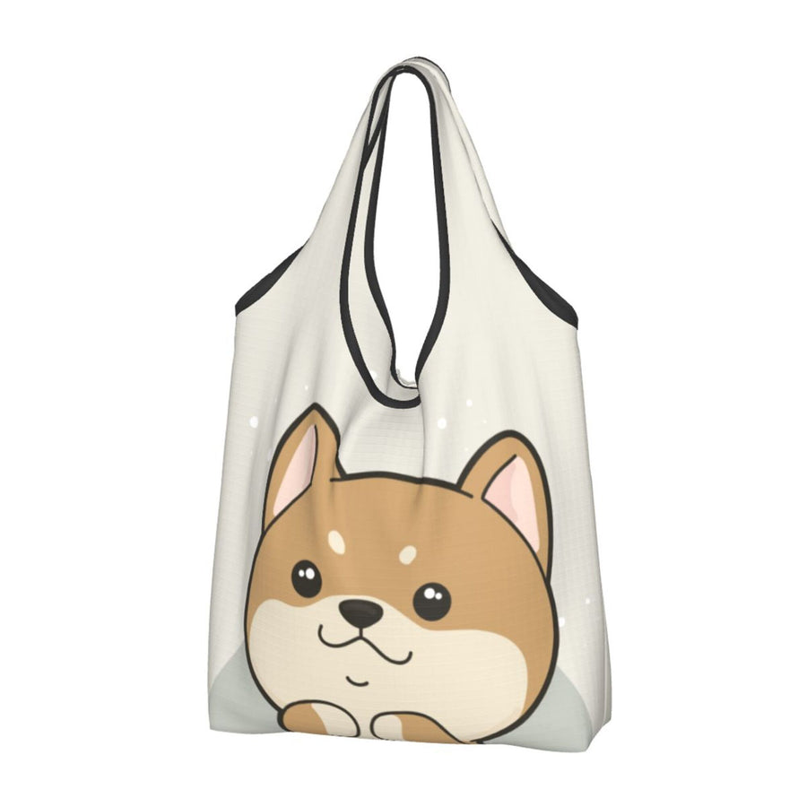 Shiba Inu Foldable Eco Bag | Durable & Waterproof Reusable Bag - Pawsome Island