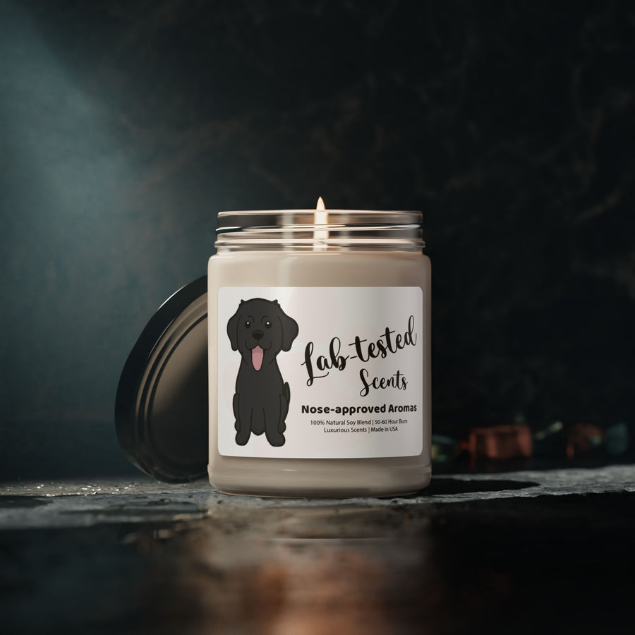 LABRADOR GIFTS, Scented Soy Candle, Dog Owner Gift, Labrador Themed, New Puppy - Pawsome Island