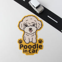 Poodle Car Sticker - A Must-Have for Dog Lovers! - Pawsome Island - Pawsome Island