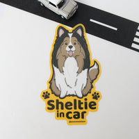 Sheltie Car Sticker - A Must-Have for Dog Lovers! - Pawsome Island - Pawsome Island