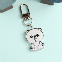 3cm Mini Pomeranian Acrylic Keychain - Cute Dog Breed Collectible - Pawsome Island - Pawsome Island