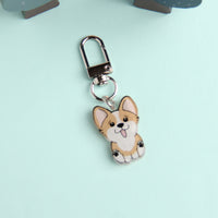 3cm Mini Corgi Acrylic Keychain - Cute Dog Breed Collectible - Pawsome Island - Pawsome Island