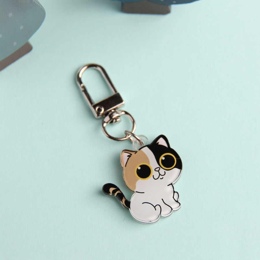 3cm Mini Cats Acrylic Keychain - Cute Cat Breed Collectible - Pawsome Island - Pawsome Island