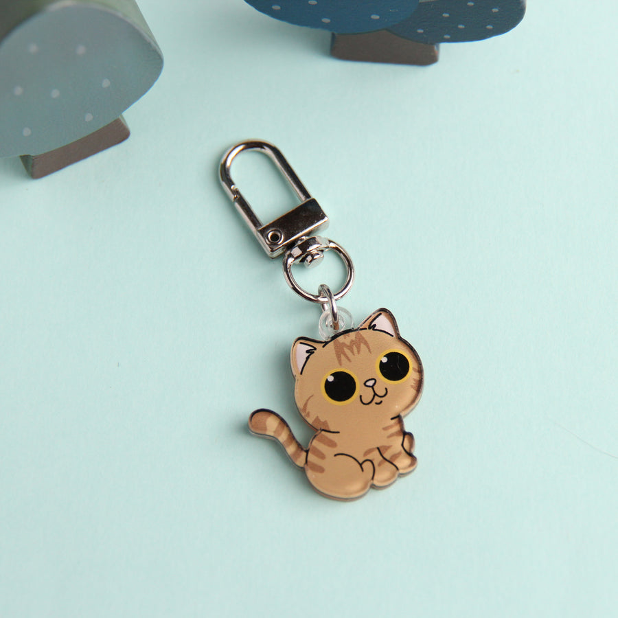 3cm Mini Cats Acrylic Keychain - Cute Cat Breed Collectible - Pawsome Island - Pawsome Island