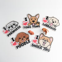 I Love Pets Die-Cut Acrylic Sign - Adorable Dog Breed Designs - Pawsome Island - Pawsome Island