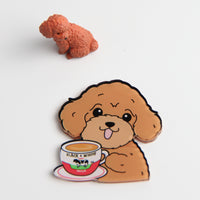 Hong Kong Cha Chaan Teng Delights with Pawsome Pups Acrylic Magnets - Pawsome Island - Pawsome Island