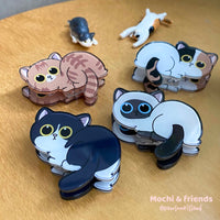 Mochi & friends 雙面夾子 - Pawsome Island - Pawsome Island