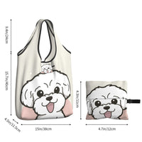 Maltese Foldable Eco Bag | Durable & Waterproof Reusable Bag - Pawsome Island