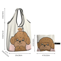 Poodle Foldable Eco Bag | Durable & Waterproof Reusable Bag - Pawsome Island