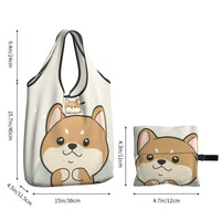 Shiba Inu Foldable Eco Bag | Durable & Waterproof Reusable Bag - Pawsome Island