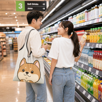 Shiba Inu Foldable Eco Bag | Durable & Waterproof Reusable Bag - Pawsome Island