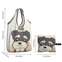 Schnauzer Foldable Eco Bag | Durable & Waterproof Reusable Bag - Pawsome Island