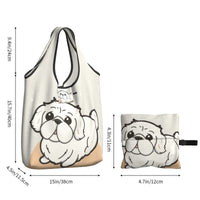 Pekingese Foldable Eco Bag | Durable & Waterproof Reusable Bag - Pawsome Island