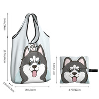 Husky Foldable Eco Bag | Durable & Waterproof Reusable Bag - Pawsome Island