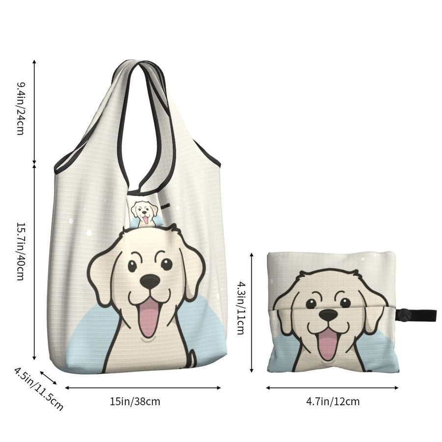 Labrador Foldable Eco Bag | Durable & Waterproof Reusable Bag - Pawsome Island