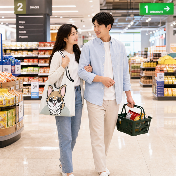 Chihuahua Foldable Eco Bag | Durable & Waterproof Reusable Bag