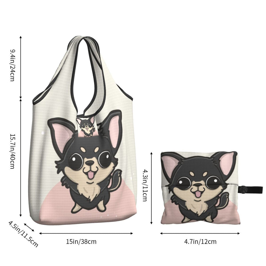 Chihuahua Foldable Eco Bag | Durable & Waterproof Reusable Bag - Pawsome Island