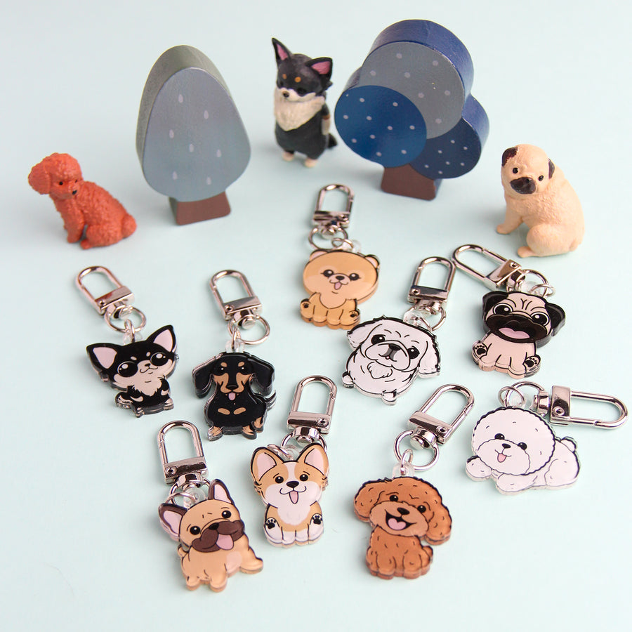 3cm Mini Cats Acrylic Keychain - Cute Cat Breed Collectible - Pawsome Island - Pawsome Island