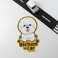 Bichon Car Sticker - A Must-Have for Dog Lovers! - Pawsome Island - Pawsome Island