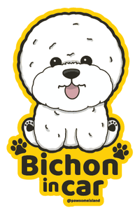Dog Breed Car Window Sticker - Static Cling (33 Breeds) - Removable & Reusable No-Glue Decal - Pawsome Island