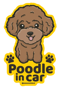 Dog Breed Car Window Sticker - Static Cling (33 Breeds) - Removable & Reusable No-Glue Decal - Pawsome Island