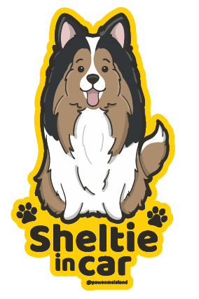 Dog Breed Car Window Sticker - Static Cling (33 Breeds) - Removable & Reusable No-Glue Decal - Pawsome Island