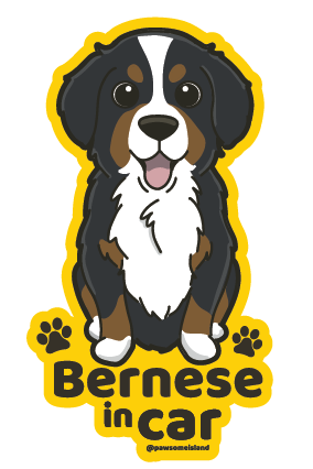 Dog Breed Car Window Sticker - Static Cling (33 Breeds) - Removable & Reusable No-Glue Decal - Pawsome Island
