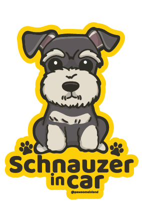 Dog Breed Car Window Sticker - Static Cling (33 Breeds) - Removable & Reusable No-Glue Decal - Pawsome Island