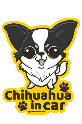 Dog Breed Car Window Sticker - Static Cling (33 Breeds) - Removable & Reusable No-Glue Decal - Pawsome Island