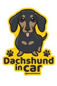 Dog Breed Car Window Sticker - Static Cling (33 Breeds) - Removable & Reusable No-Glue Decal - Pawsome Island