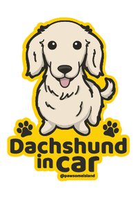 Dog Breed Car Window Sticker - Static Cling (33 Breeds) - Removable & Reusable No-Glue Decal - Pawsome Island
