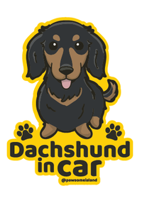 Dog Breed Car Window Sticker - Static Cling (33 Breeds) - Removable & Reusable No-Glue Decal - Pawsome Island