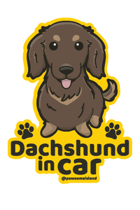 Dog Breed Car Window Sticker - Static Cling (33 Breeds) - Removable & Reusable No-Glue Decal - Pawsome Island