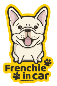 Dog Breed Car Window Sticker - Static Cling (33 Breeds) - Removable & Reusable No-Glue Decal - Pawsome Island