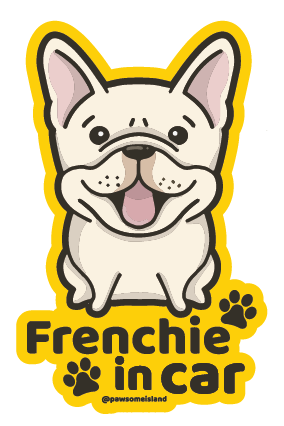 Dog Breed Car Window Sticker - Static Cling (33 Breeds) - Removable & Reusable No-Glue Decal - Pawsome Island