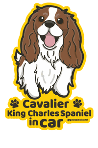 Dog Breed Car Window Sticker - Static Cling (33 Breeds) - Removable & Reusable No-Glue Decal - Pawsome Island