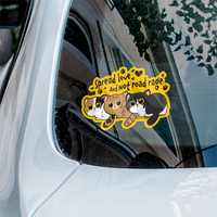 Mochi and friends 貓貓汽車貼紙（車內反貼） - Pawsome Island - Pawsome Island